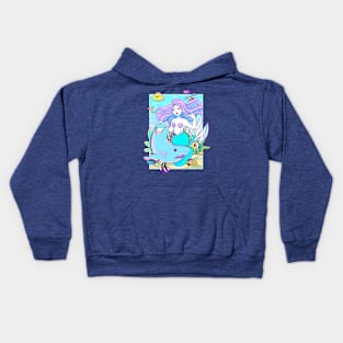 Mermaid and Shark Kids Hoodie